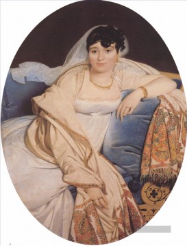  Ingres Maler - Madame Riviere neoklassizistisch Jean Auguste Dominique Ingres